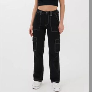 BDG Urban Outfitters Black Skate Jeans High Rise Straight Leg
